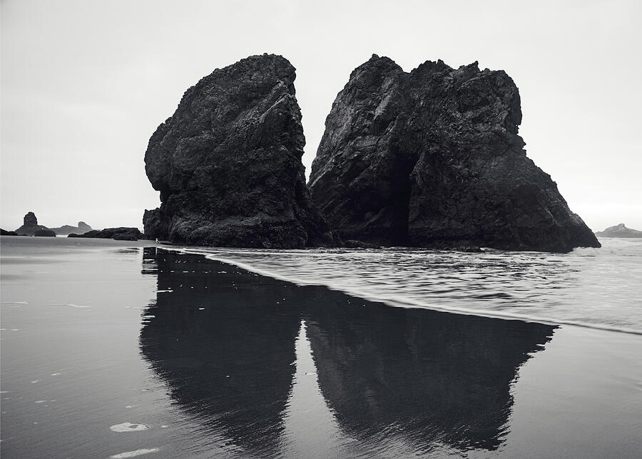 Lincoln City in black and white