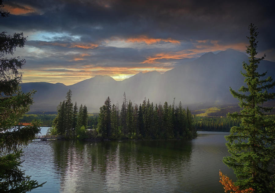 Pyramid Lake morning landscape photography by Dan Sproul for senior living interiors
