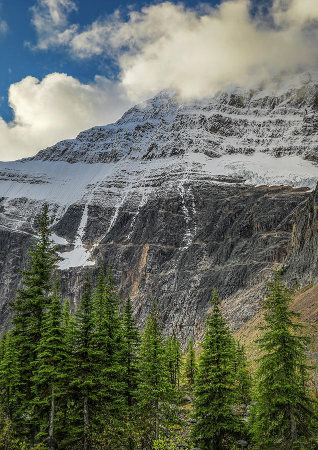 Mount Edith Cavell landscape mountain print by Dan Sproul