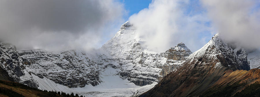 Mount Forbes in Snow panoramic mountain print by Dan Sproul