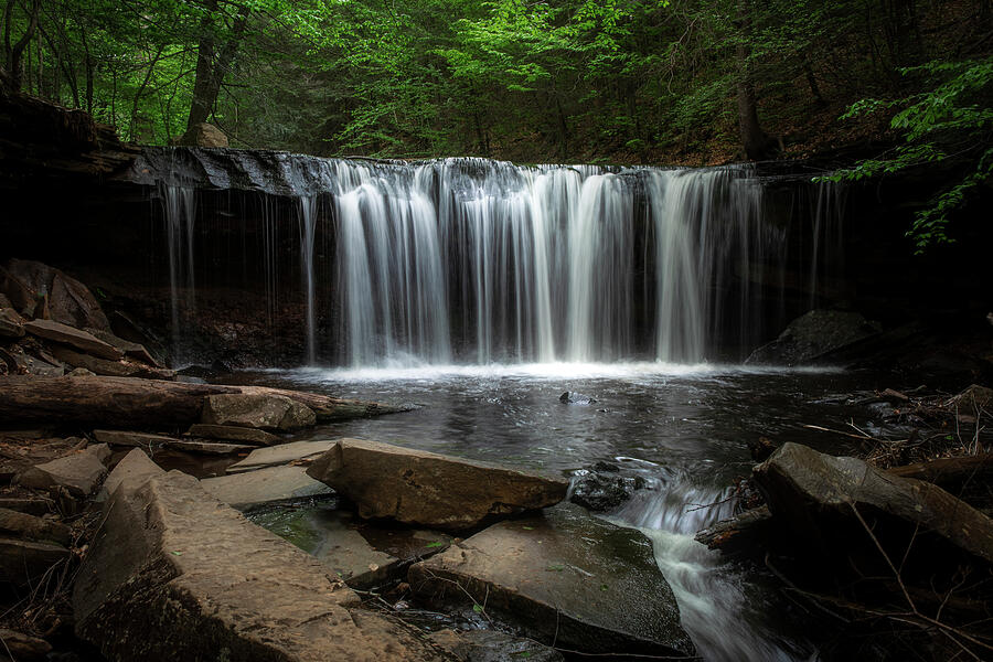 Oneida Falls Ricketts Glen long exposure print by Dan Sproul