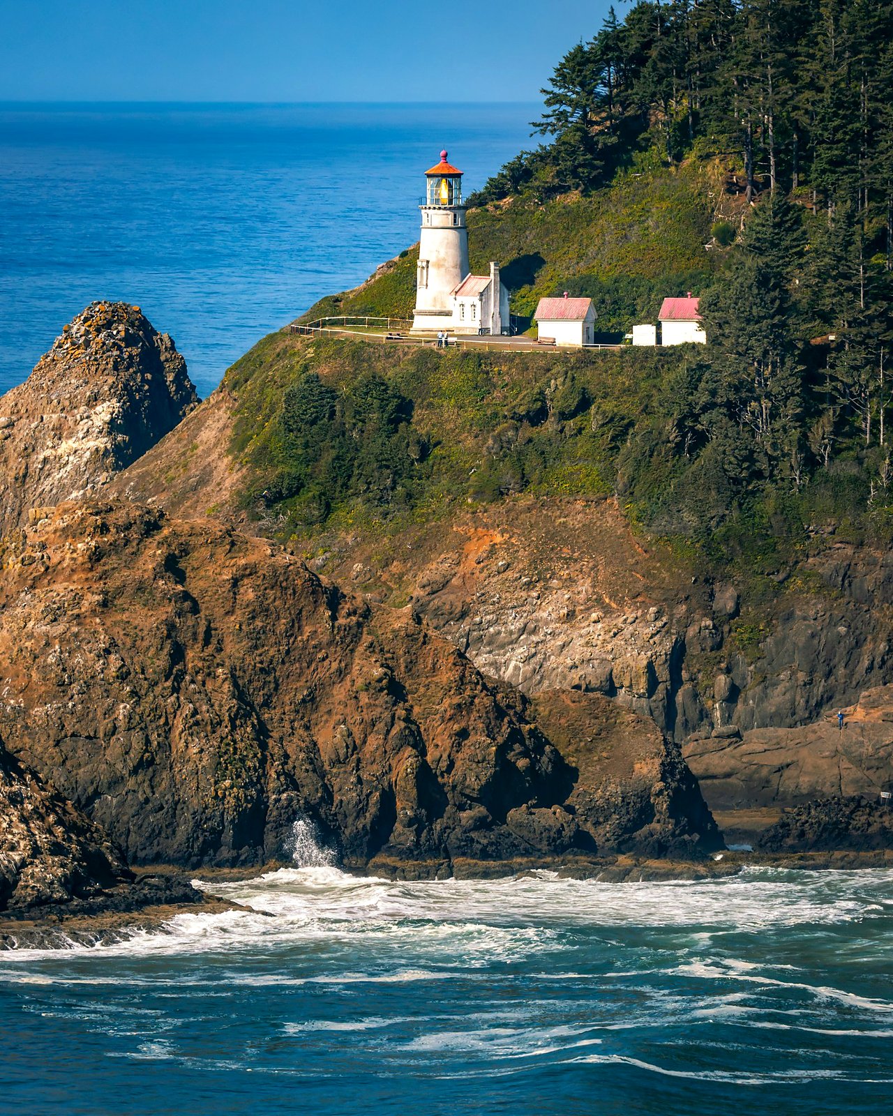 Cape Heceta lighthouse Oregon coast fine art photography print Dan Sproul