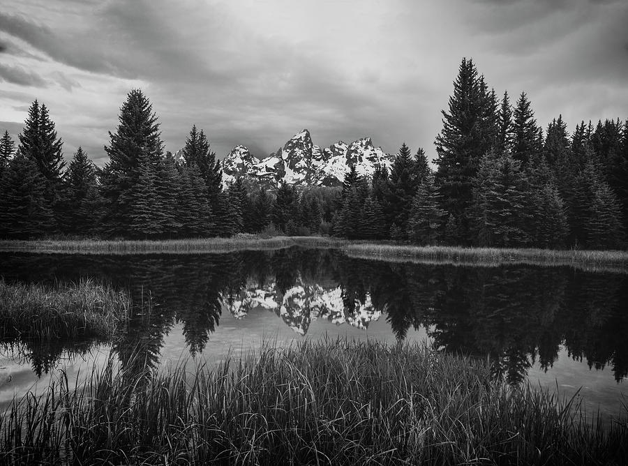 Schwabacher’s Reflection black and white fine art photography by Dan Sproul