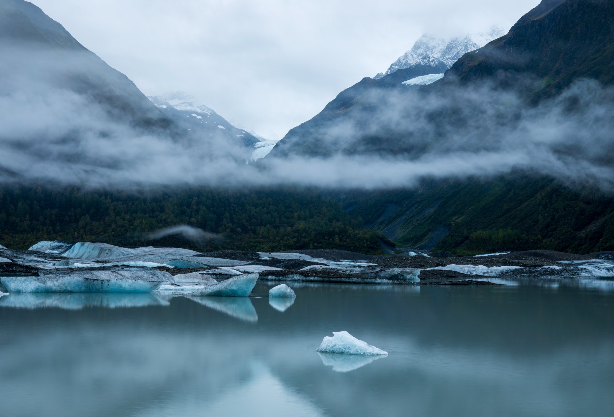 Valdez Glacier Lake Alaska on metal print wall art by Dan Sproul Photography
