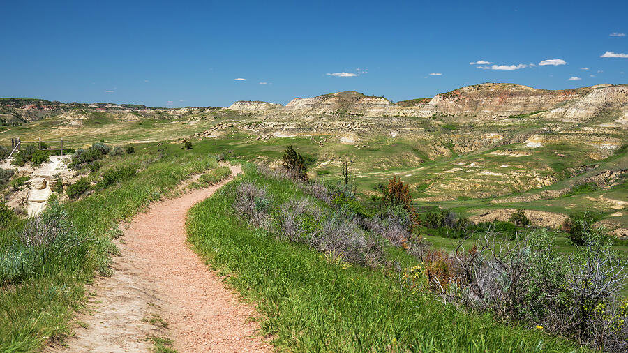 Wind Canyon Hiking Trail expansive landscape print by Dan Sproul
