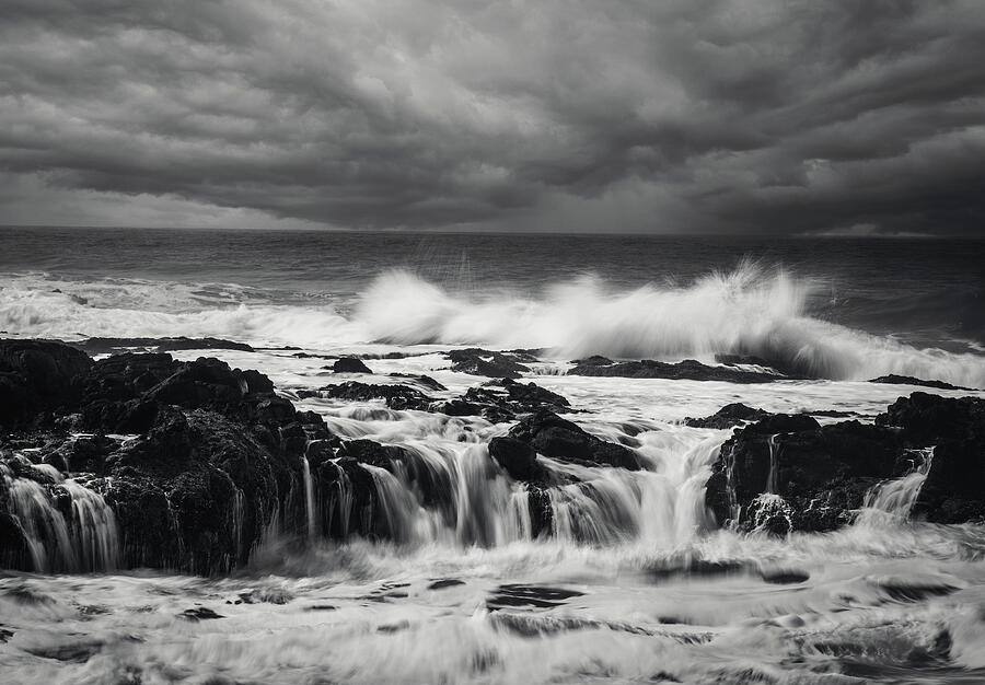 Stormy Yachats coast
